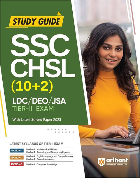 SSC CHSL (10+2) LDC/DEO/JSA  Tier-II Exam Guide 2023