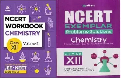 NCERT Workbook Chemistry Volume 2 Class 12+NCERT EXEMPLAR PROBLEMS-SOLUTIONS CHEMISTRY COMBO(SET OF 2 BOOKS)