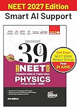 Disha Errorless 39 Years NTA NEET (UG) Chapter-wise & Topic-wise Physics NEET PYQ Book (2026 - 1988) with Smart AI Support 21st Edition | NEET Previous Year Solved Papers