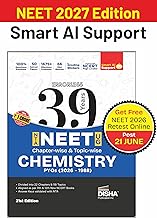 Disha Errorless 39 Years NTA NEET (UG) Chapter-wise & Topic-wise Chemistry NEET PYQ Book (2026 - 1988) with Smart AI Support 21st Edition | NEET Previous Year Solved Papers | For 20