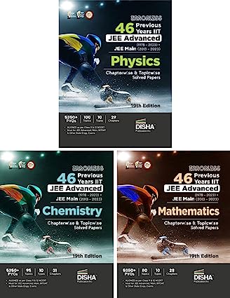 Errorless 46 Previous Years IIT JEE Advanced (1978 - 2023) + JEE Main (2013 - 2023) PHYSICS, CHEMISTRY & MATHEMATICS Chapterwise & Topicwise Solved ... with 100% Detailed Solutions for JEE 2024