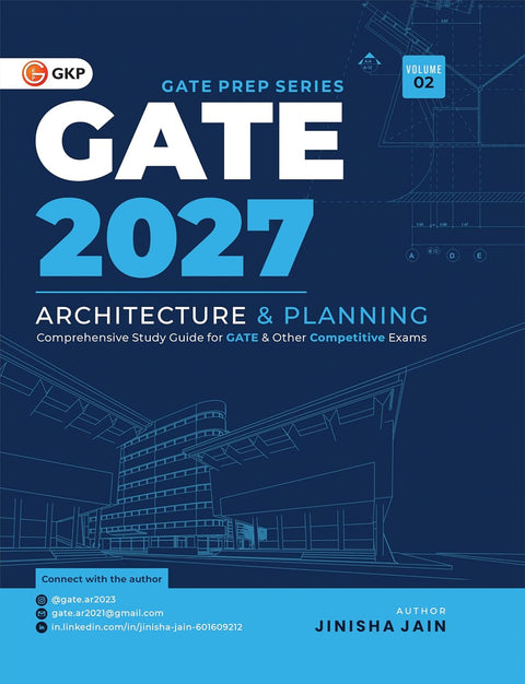 GATE 2027 Architecture & Planning Vol 2 | Solved Papers 2017–2026 + UPSC CPWD Solved Paper 2015 | Previous Year Questions for Exam Preparation