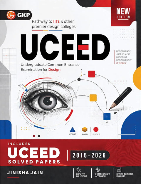UCEED 2027 Guide with Solved Papers 2015–2026 | 12 Years of Previous Year Questions | Complete Preparation Book for UCEED Exam