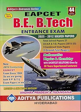 EAPCET - 2026 (B.E., B.Tech) ENTRANCE EXAM FOR ANDHRA PRADESH & TEALANGANA