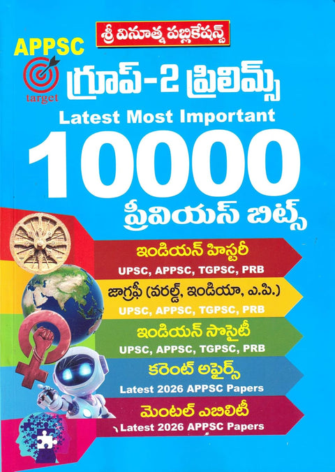 APPSC Group 2 Prelims 10000 Previous Bits 2026 - Latest Most Important
