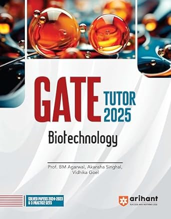 GATE Tutor 2025 BIOTECHNOLOGY