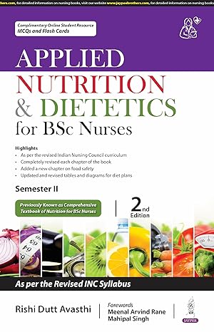 Applied Nutrition & Dietetics For Bsc Nurses