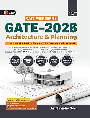 GKP GATE 2026 Architecture & Planning Vol 2 | 2017–24 Solved Papers