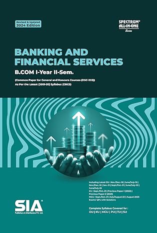 B.Com I-Year II-Sem Banking and Financial Services (Common Paper For General and Honours Courses (DSC-2023)) Revised & Updated 2024