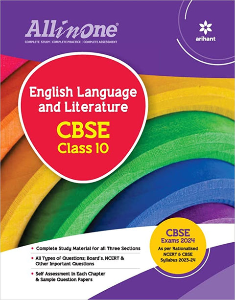 All In One Class 10th English Language and Literature for CBSE Exam 2024