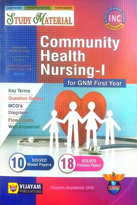 Study Material Of Community Health Nursing-I GNM First Year