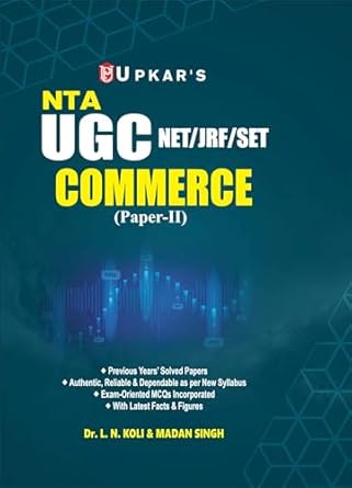UPAKAR UGC NET/SET/JRF Commerce Paper-2 | UGC NET Commerce Exam