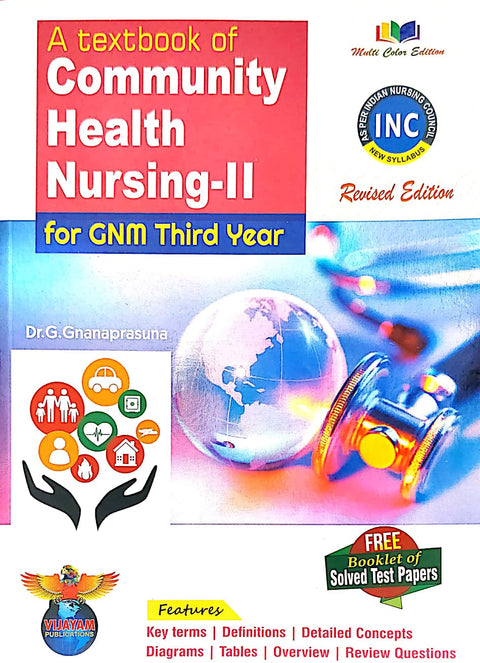 A Text Book Of Community Health Nursing-II for GNM Third Year