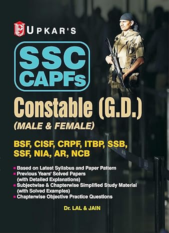 SSC CAPFs Constables Recruitment Exam. (General Duty)