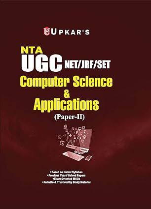 UGC NET/SET/JRF Computer Science and Applications Paper-2 | UGC NET Computer Science Applications Exam