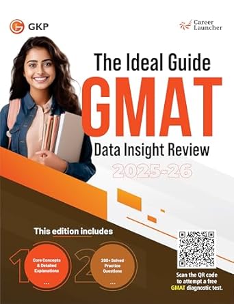 GKP GMAT 2025-26 Data Insight Review | Core Concepts & Detailed Explanations | 200+ Solved Practice Questions | Problem Solving & Data Sufficiency Strategies | Ideal Guide to Data Insight Review | Career Launcher’s Ultimate Guide