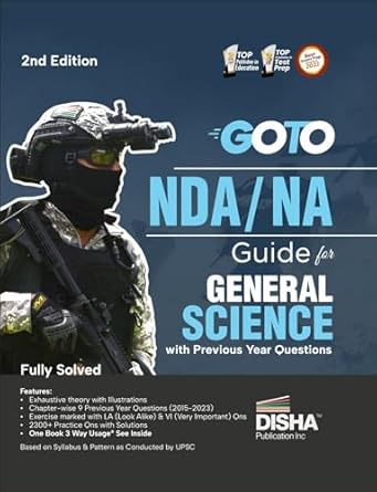 GOTO NDA/ NA Guide for General Science with Previous Year Questions 2nd Edition