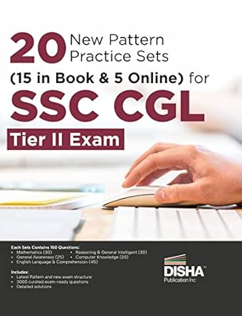 20 New Pattern Practice Sets for SSC CGL Tier II Exam | Odisha Staff Selection Commission Combined Graduate Level | 20 Mock Tests of 150 Questions each