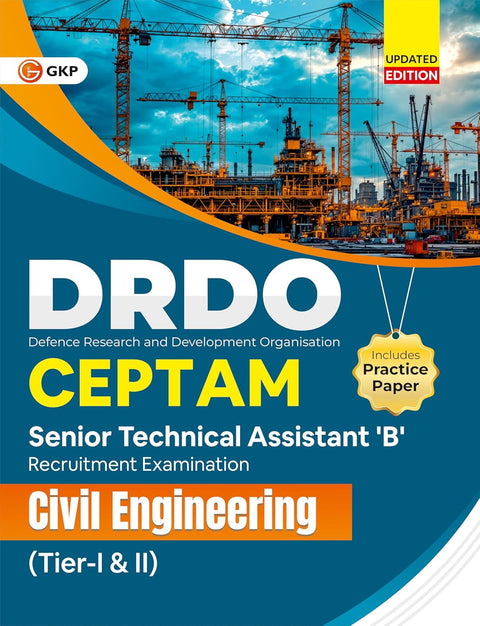 GKP DRDO CEPTAM 2026 Senior Technical Assistant B Tier I & II Preparation Book for Civil Engineering
