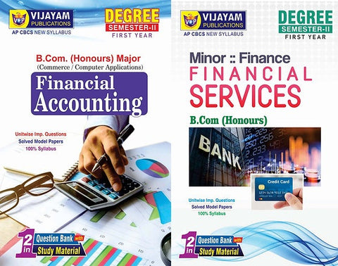 DEGREE SEMESTER-II FIRST YESR B.COM (HONOURS ) FINACIAL ACCOUNTING MAJOR, FINACIAL ACCOUNTING MINOR