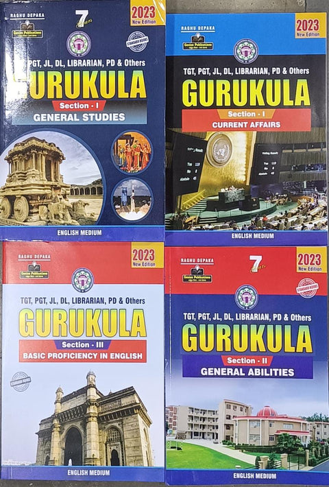 GURUKULA (TGT, PGT, JL,DL, LIBRARIAN, PD & OTHERS) GENERAL STUDIES (ENGLISH MEDIUM)