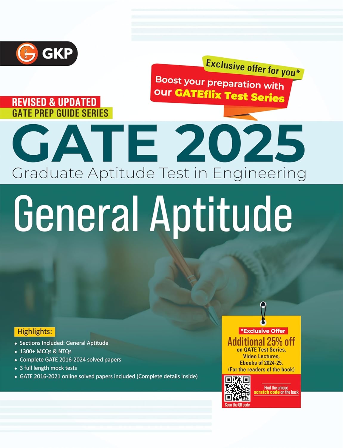 GKP GATE 2025 : General Aptitude - Guide (includes solved papers from ...