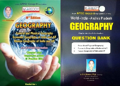 Geography World,India & Andhra Pradesh Chapter Wise Importatnt Points & Practice Bits 9th Edition 2024+QUESTION BANK