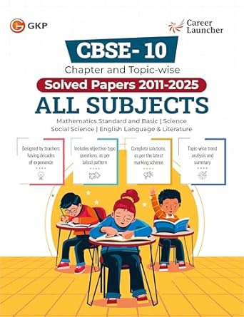 GKP CBSE Class X 2026 : Chapter and Topic-wise Solved Papers 2011 - 2025 : Mathematics|Science| Social Science|English