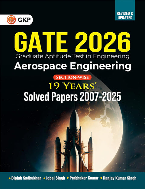 GATE 2026 : Aerospace Engineering - 19 Years' Section-wise Solved Paper 2007-2025