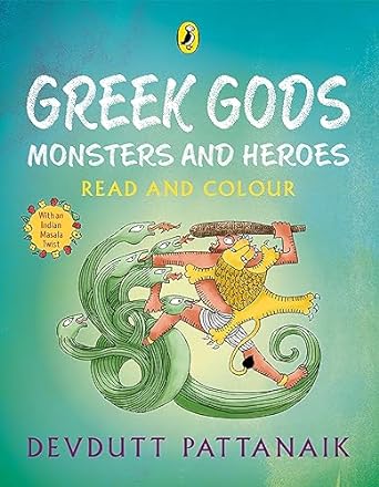Greek Gods, Monsters and Heroes: Read and Colour