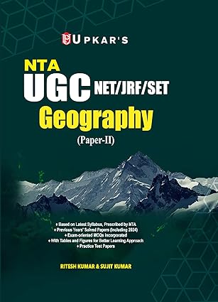UPAKAR UGC NET/SET/JRF Geography Paper-2 |UGC NET Geography Exam