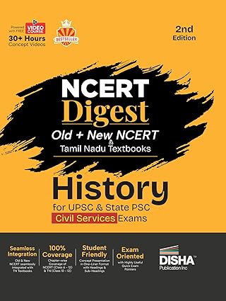 NCERT Digest - Old + New NCERT & Tamil Nadu Textbooks - History for UPSC & State PSC Civil Services Exams | NCERT Class VI – XII & TN Class X - XII | 30+ Hours Video | IAS Prelims & Mains
