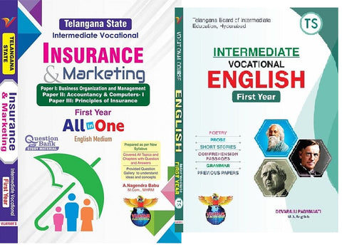 TS-Vocational-1st year-Insurance&Marketing-All In One &TS-Vocational-1st year ENGLISH