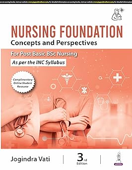 NURSING FOUNDATION CONCEPTS AND PERSPECTIVES FOR POST BASIC BSC NURSING