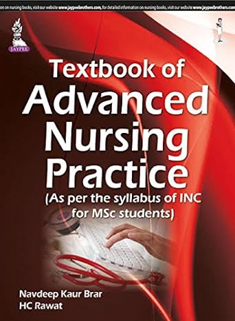 Textbook of Advanced Nursing Practice