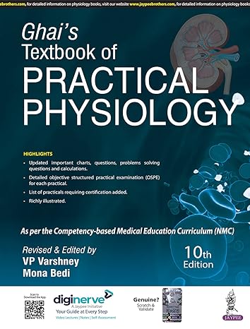 Ghai’s Textbook of Practical Physiology