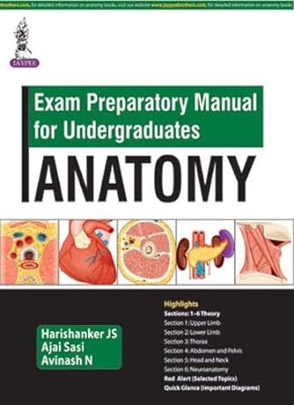 Exam Preparatory Manual for Undergraduates: Anatomy