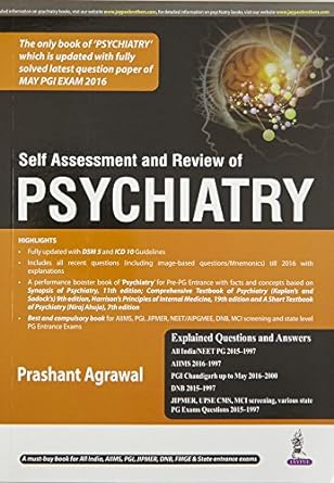 Self Assessment and Review of Psychiatry (PGMEE)