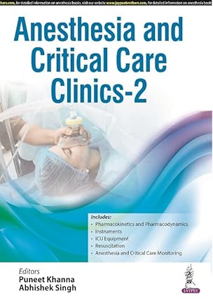 Anesthesia and Critical Care Clinics 2