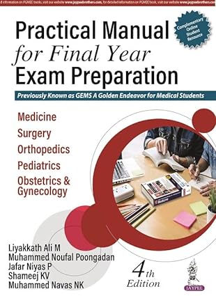 Practical Manual for Final Year Exam Preparation