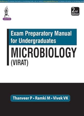 Exam Preparatory Manual for Undergraduates: Microbiology
