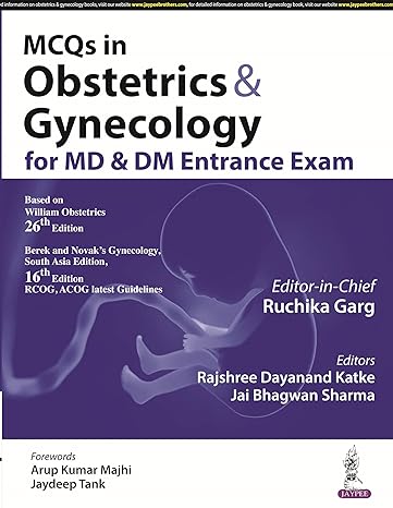 MCQs in Obstetrics & Gynecology for MD & DM Entrance