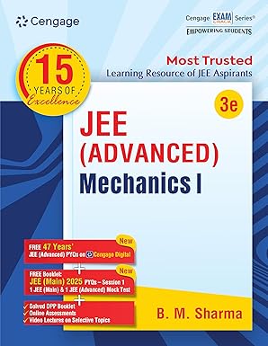 JEE Advanced Mechanics I with FREE 47 YEARS JEE ADVANCED PYQ’s, Videos & Online assessments