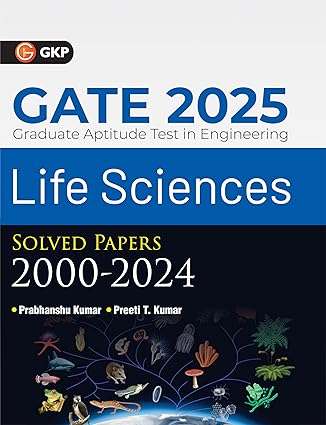 GKP GATE 2025 : Life science - Solved Papers 2000-2024