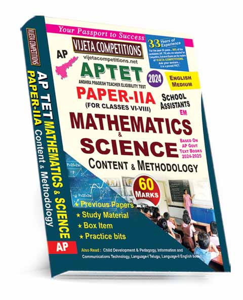 AP TET Paper-II Mathematics, Science (English Medium)