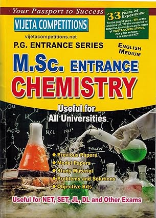 M.Sc Entrance CHEMISTRY ( P.G Entrance Series For All Universities ) [ ENGLISH MEDIUM ]