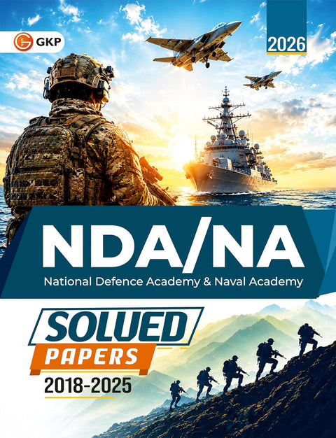 NDA NA Solved Papers 2018 to 2025 | 8 Years Previous Year Questions | Mathematics & GAT | NDA 2026 Entrance Exam Practice Book