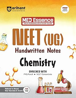 Arihant NEET (UG) Handwritten Notes for Chemistry | First and Only NEET Targeted Handwritten Notes |For Exam 2026