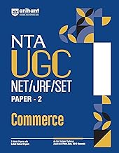 Arihant NTA UGC NET/ JRF/ SET PAPER-2 Commerce | As per updated syllabus | 3 Model Papers with latest solved papers