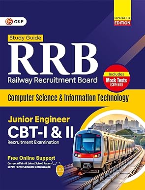GKP RRB JE 2025–26 Computer Science & Information Technology Guide | CBT-I (Non-Technical) & CBT-II (Technical) | 2 Mock Tests Paperback – 8 December 2025